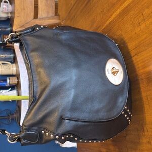 Coach Circle Hobo Circle  Studded Bag